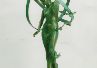 Figurative sculpture Spring Dance by artist Laura Lee Bradshaw