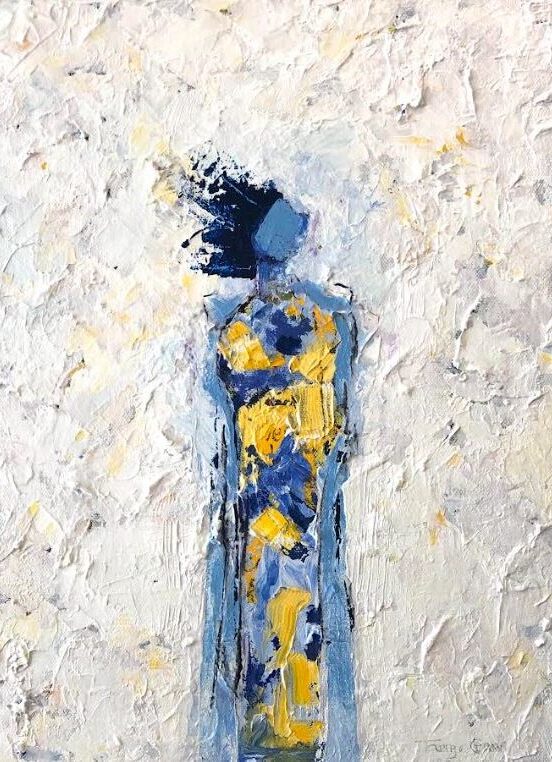 Figurative painting by abstract artist Torenzo Gann