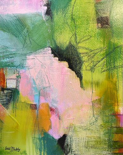 abstract painting by artist Linda Blackerby