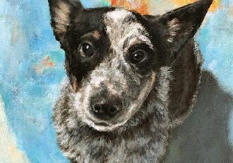 Charming portrait of a dog