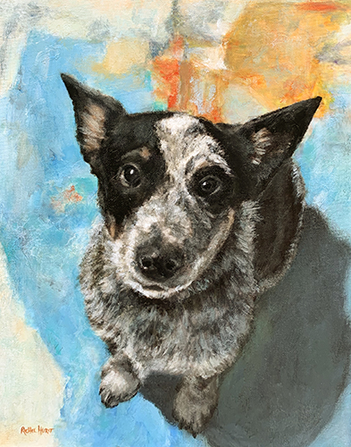 Charming portrait of a dog