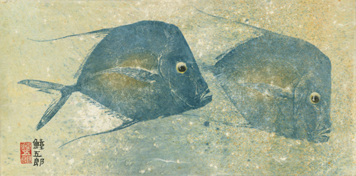 fish print gyotaku