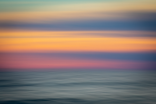 photo of an abstracted sunset