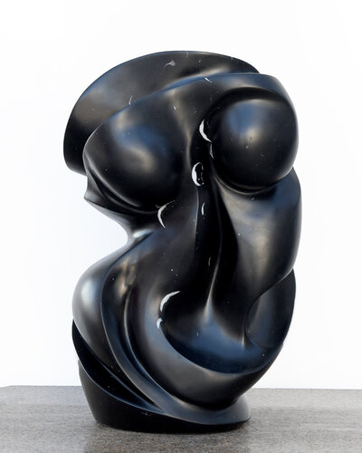 Contemporary sculpture titled "Night" by Christina Bertsos