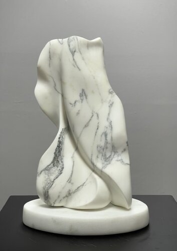 contemporary marble sculpture by Christina Bertsos
