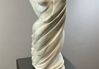 Marble contemporary sculpture of Aphrodite by Christina Bertsos