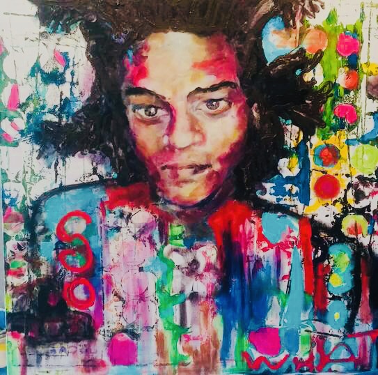Portrait of Basquiat by Kimberly McBride