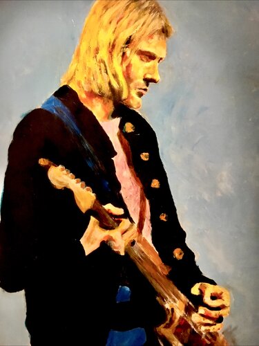Portrait of Kurt Cobain by Kimberly McBride