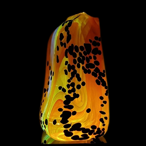 Glass sculpture from Magma Series by Steven Schaefer