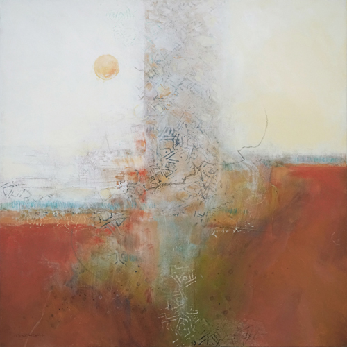 soft abstract painting by Margaret Dobbins