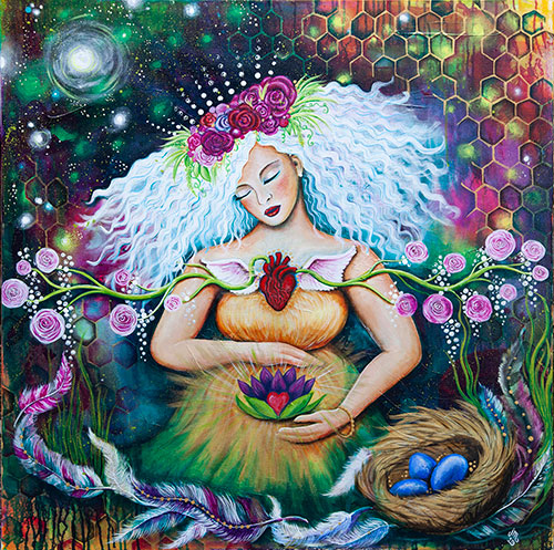 portrait of an earth mother by Jennifer Holstrom