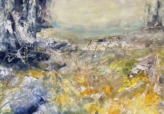 Abstract landscape art