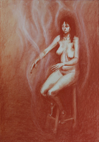 Drawing Oracle at Delphi by Paul Watson