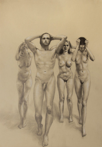 Figurative drawing by Paul Watson