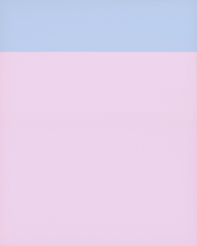 Minimalist colorist painting by Ingrid Ludt