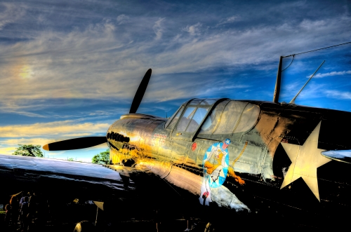 Photo of a flying tiger plane by Nathan DePue