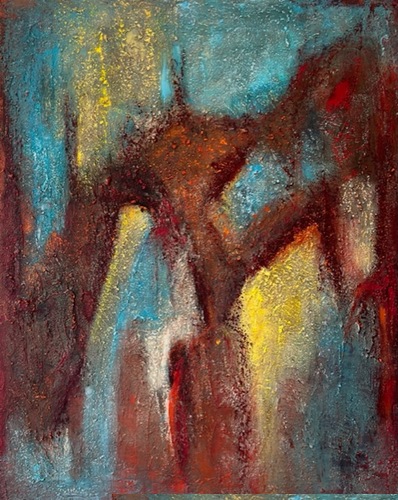 abstract painting by Roya Yadzi