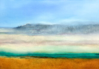 peaceful abstract landscape by artist Audrey Kral