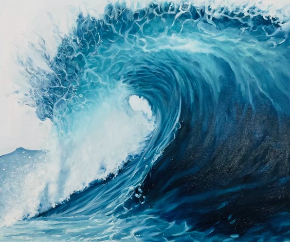 wave painting by Ying McLane