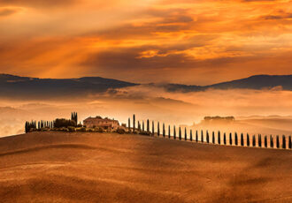 dramatic landscape photo of Italy