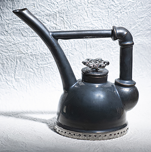 sculptural porcelain teapot by Robert Snyder