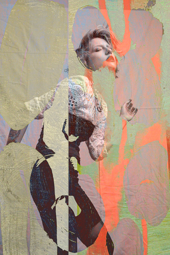 digital artwork of a dancing woman by Diana Jahns