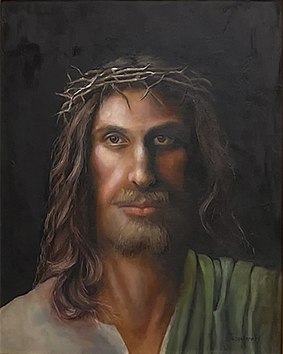 portrait of Jesus by Cindy Spellman