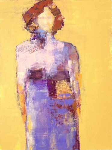 abstract figurative painting by artist Ruth Andre