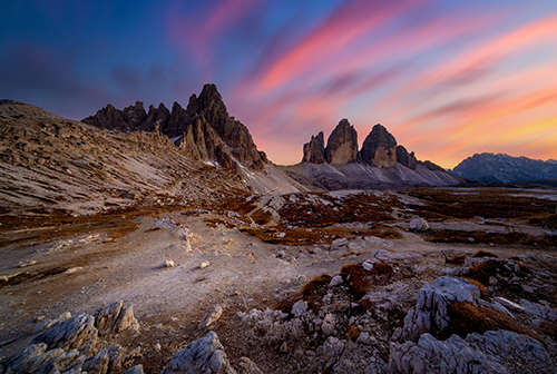 mountain landscape photo in Italy