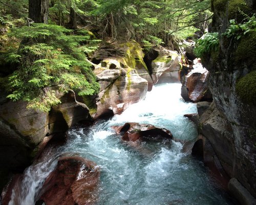 photograph of glacier water by Donald Hill