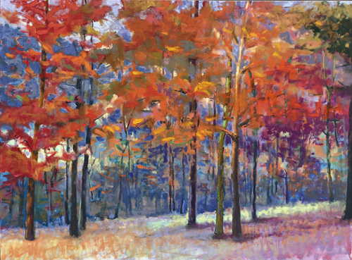 oil painting fall landscape