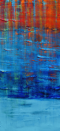 abstract acrylic painting by Sue Mooney
