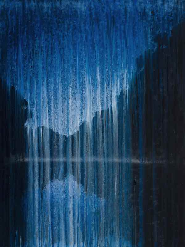 painting of a rainy night by Rachel Brask