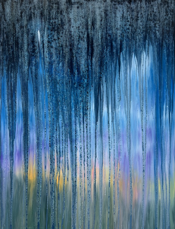 Rainy evening painting by Rachel Brask