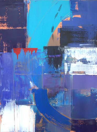 Contemporary abstract painting by John Wesley