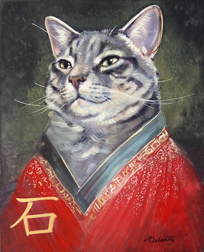 cat pet portrait