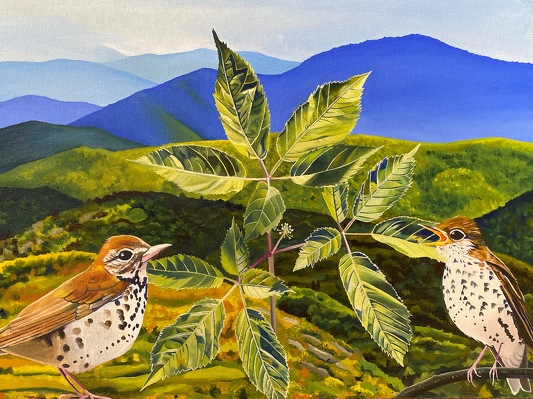 Botanical and nature painting by Jennifer Bass