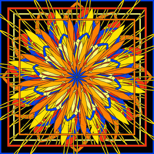 colorful digital patterned art by Dana Weekley