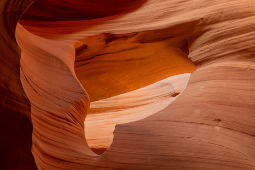 photograph of red canyon walls