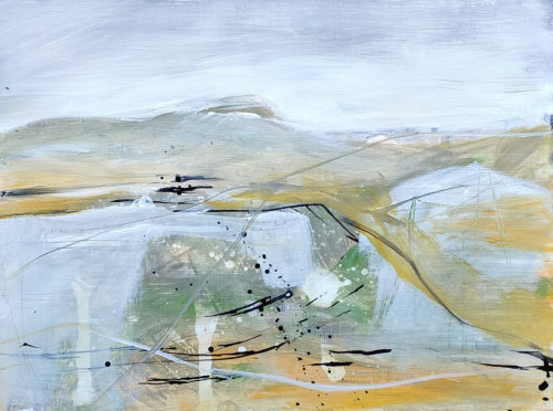 abstract landscape painting by Jocelyn Friis