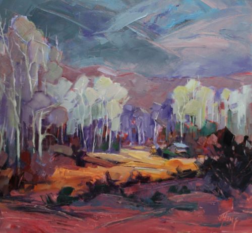 colorful oil painting landscape #landscape