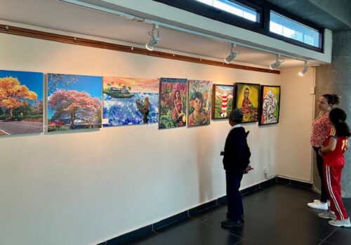 Art show in Boquete, Panama
