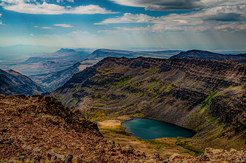 photograph of Wildhorse Lake in Oregon