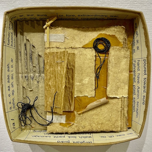 found object mixed media sculpture