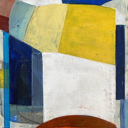 abstract color block painting