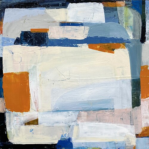 abstract acrylic painting