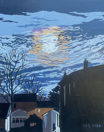 recycled artwork landscape