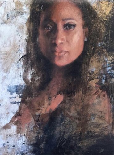 Portrait of an elegant woman