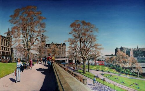 English landscape oil painting