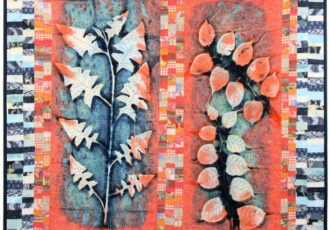 Nature and weather related fiber art